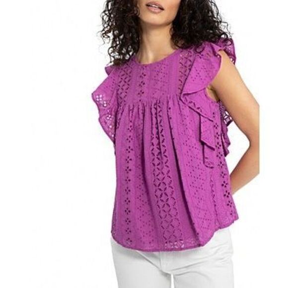 Sanctuary Breezy Cotton Eyelet Top Size 2X - Picture 1 of 3